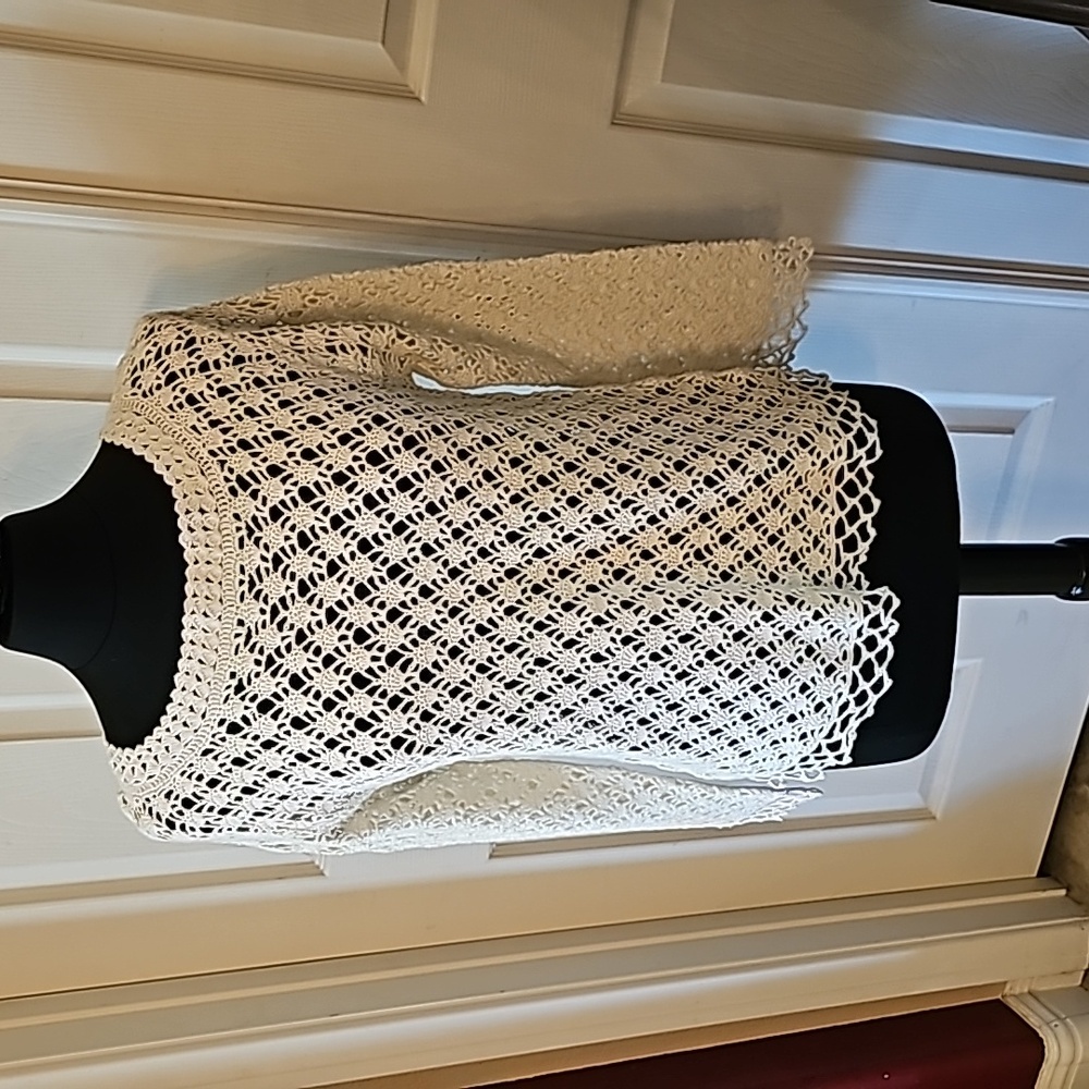 Beautiful white sweater.